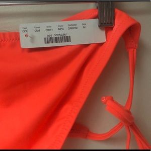 Jcrew Neon Orange Bikini Bottoms NWT